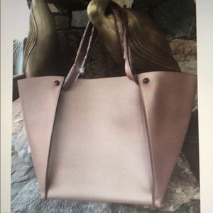 Newman Marcus Rose Gold Faux Leather  shoulder